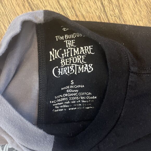 Jack Women’s Sz S Nightmare Before Christmas Split Stitch Organic Cotton - Picture 2 of 8